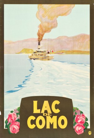 Lake Como, Italy Travel Poster